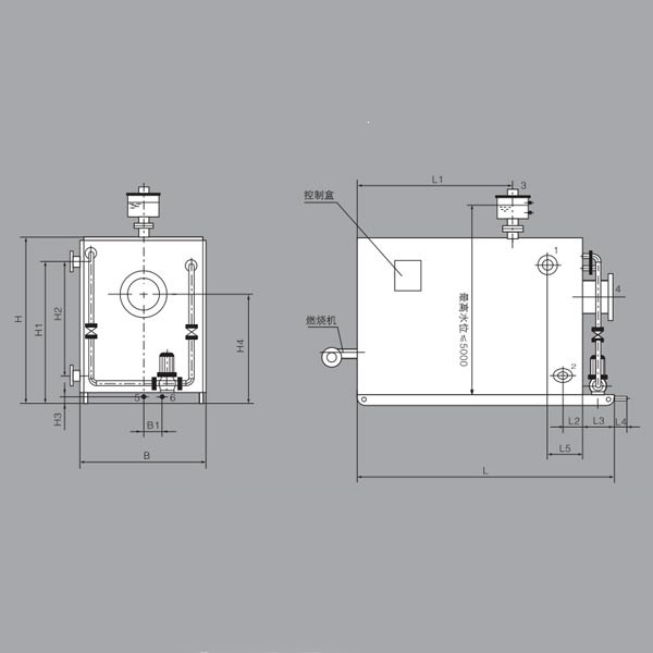 W-SA型热水机组