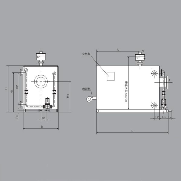  W-SB型热水机组